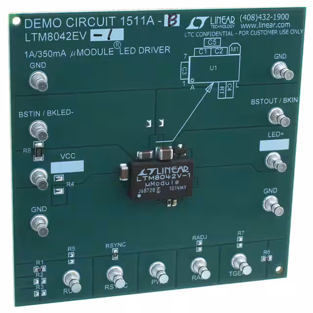 DC1511A-B Analog Devices Inc.  Cartes d'évaluation - Pilotes LED